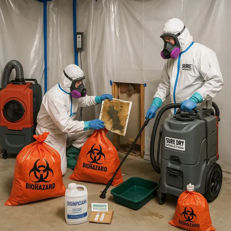 Contaminated Water Handling Protocols process in Park Hills, MO